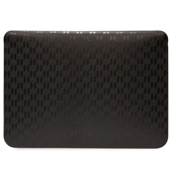 Karl Lagerfeld Θήκη KLCS16SAKHPCK 16" μαύρο Saffiano Monogram Choupette 3