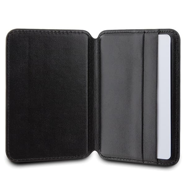Karl Lagerfeld KLWMSPSAKHCK Πορτοφόλι με Θήκη Κάρτας και Βάση Saffiano Monogram Choupette MagSafe μαύρο/μαύρο 2