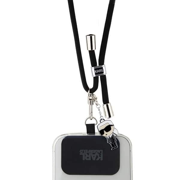 Karl Lagerfeld KLUCNMSCKIK Universal λουράκι λαιμού CBDY Cord μαύρο/black 2