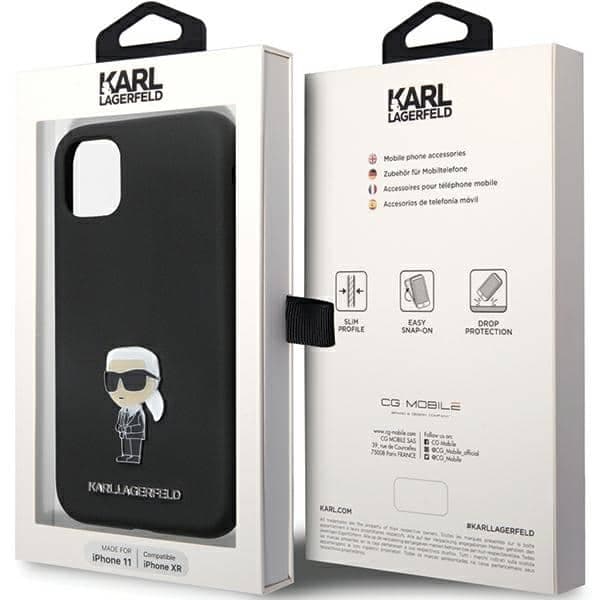 Karl Lagerfeld Silicone Ikonik - Apple iPhone 11 / XR - Μαύρο 8