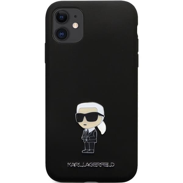 Karl Lagerfeld Silicone Ikonik - Apple iPhone 11 / XR - Μαύρο 3