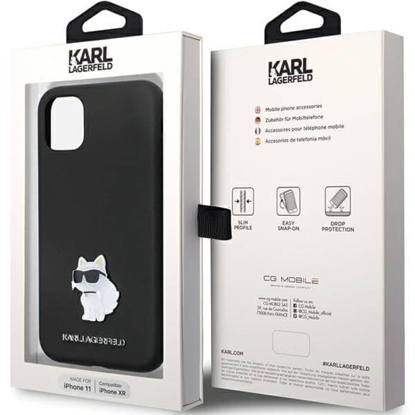Karl Lagerfeld Silicone - Apple iPhone 11 / XR - Μαύρο 8