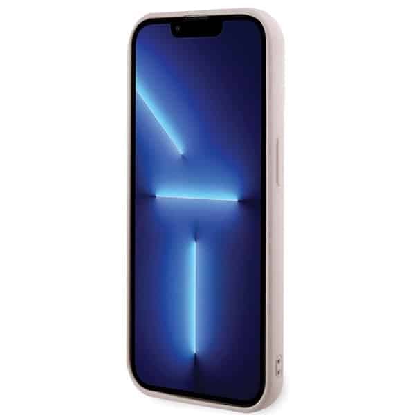 Karl Lagerfeld 3D Rubber Glitter Logo - θήκη για Apple iPhone 15 Pro Max - Ροζ 5