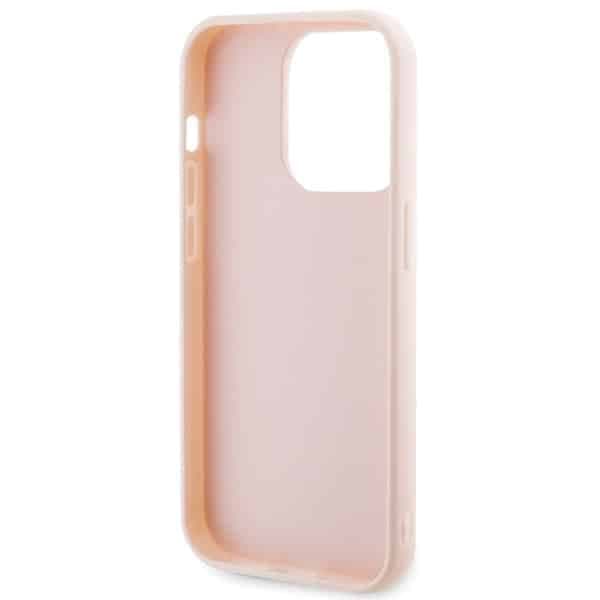 Karl Lagerfeld 3D Rubber Glitter Logo - θήκη για Apple iPhone 15 Pro Max - Ροζ 7