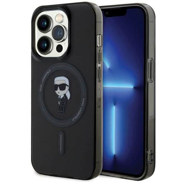 Karl Lagerfeld IML Ikonik - θήκη για Apple iPhone 15 Pro - Μαύρο