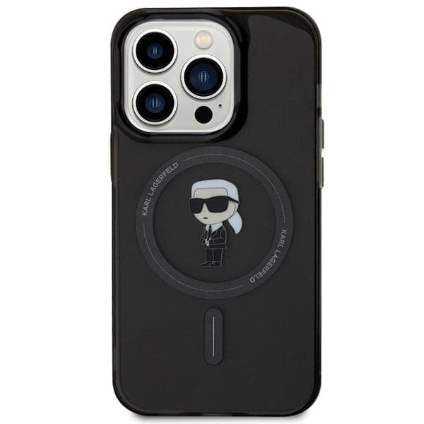 Karl Lagerfeld IML Ikonik - θήκη για Apple iPhone 15 Pro - Μαύρο 3