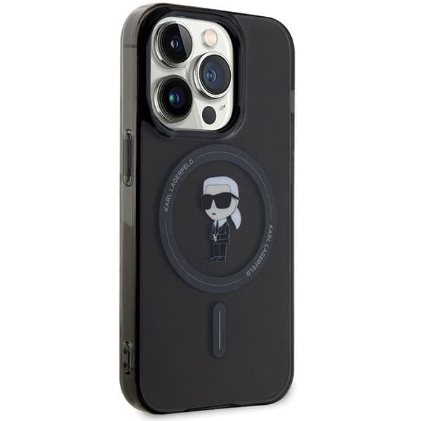 Karl Lagerfeld IML Ikonik - θήκη για Apple iPhone 15 Pro - Μαύρο 4