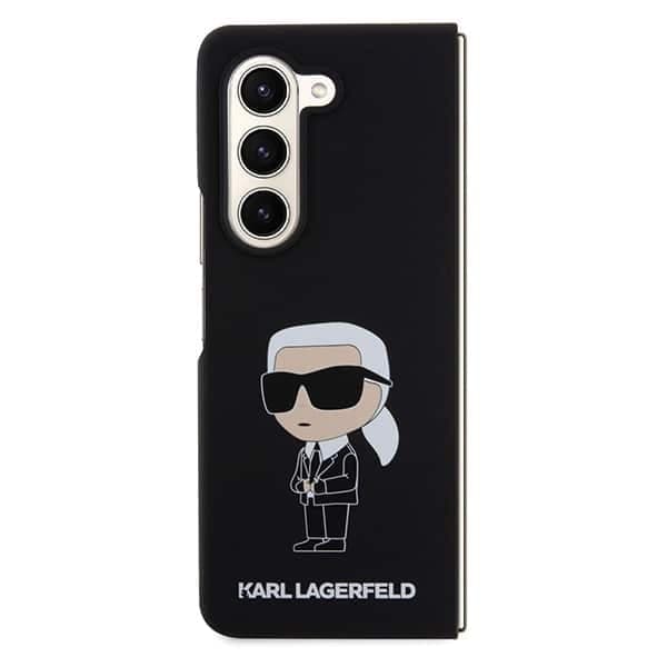 Karl Lagerfeld Silicone Ikonik - θήκη για Samsung Galaxy Z Fold5 - Μαύρο 2