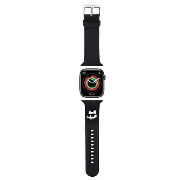 Karl Lagerfeld 3D Rubber Choupette Head - θήκη για Apple Watch 38mm (1st gen) / 40mm 41mm - Μαύρο