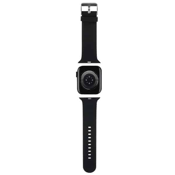 Karl Lagerfeld 3D Rubber Karl - θήκη για Apple Watch 38mm (1st gen) / 40mm 41mm - Μαύρο 2