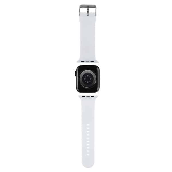 Karl Lagerfeld 3D Rubber Karl Head - θήκη για Apple Watch 38mm (1st gen) / 40mm 41mm - Λευκό 2