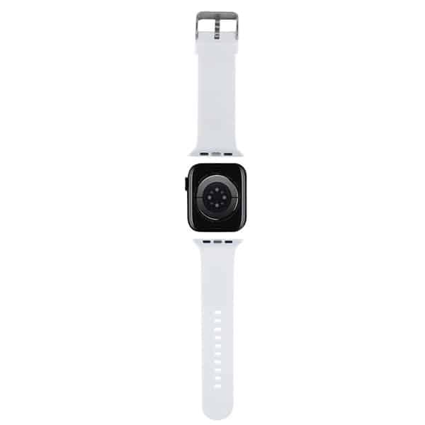 Karl Lagerfeld 3D Rubber Karl Head - θήκη για Apple Watch 42mm (1st gen) / 44mm 45mm 49mm - Λευκό 2