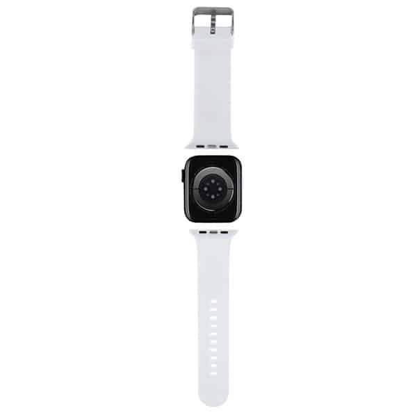 Karl Lagerfeld 3D Rubber Karl&Choupette - θήκη για Apple Watch 42mm (1st gen) / 44mm 45mm 49mm - Λευκό 2