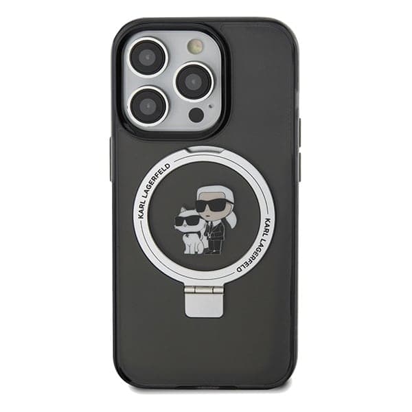 Karl Lagerfeld Ring Stand Karl&Choupette - θήκη για Apple iPhone 13 Pro Max - Μαύρο 3