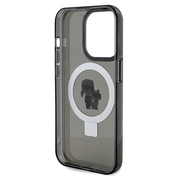Karl Lagerfeld Ring Stand Karl&Choupette - θήκη για Apple iPhone 13 Pro Max - Μαύρο 7