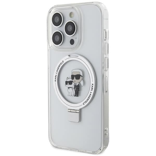 Karl Lagerfeld Ring Stand Karl&Choupettte MagSafe - Apple iPhone 13 Pro Max - Λευκό 2