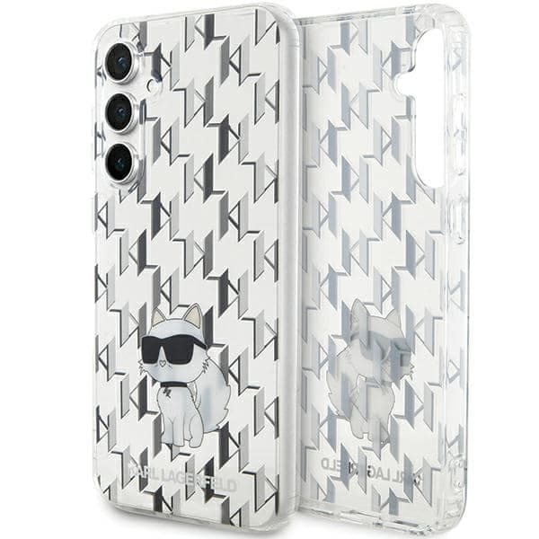 Karl Lagerfeld Monogram Choupette - θήκη για Samsung Galaxy S23 FE - Διάφανο