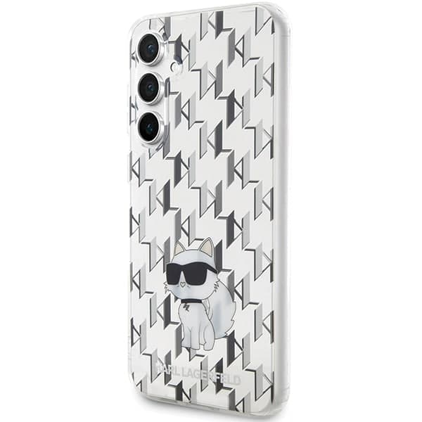 Karl Lagerfeld Monogram Choupette - θήκη για Samsung Galaxy S23 FE - Διάφανο 2