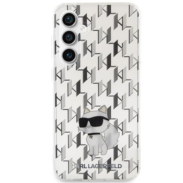 Karl Lagerfeld Monogram Choupette - θήκη για Samsung Galaxy S23 FE - Διάφανο 3