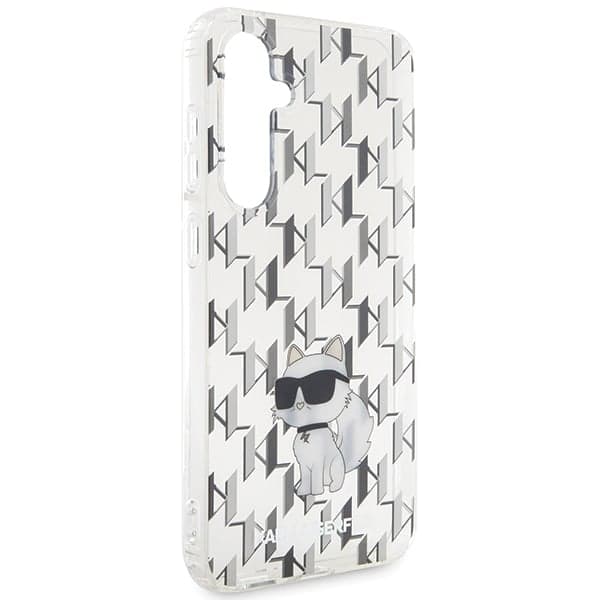 Karl Lagerfeld Monogram Choupette - θήκη για Samsung Galaxy S23 FE - Διάφανο 4