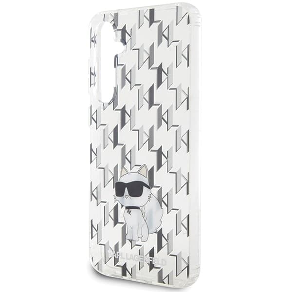 Karl Lagerfeld Monogram Choupette - θήκη για Samsung Galaxy S23 FE - Διάφανο 5