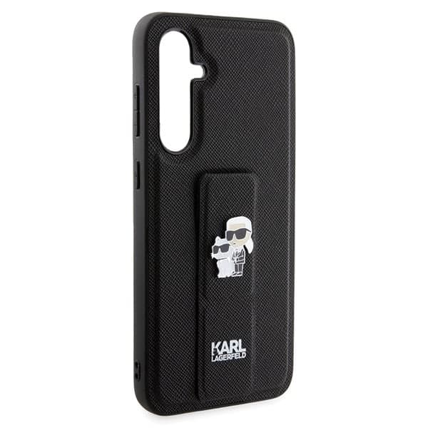 Karl Lagerfeld Gripstand Saffiano Karl&Choupette - θήκη για Samsung Galaxy S23 FE - Μαύρο 4