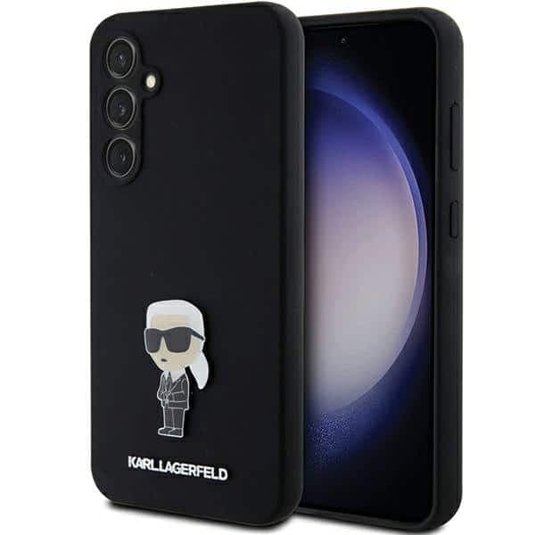 Karl Lagerfeld Silicone Ikonik - θήκη για Samsung Galaxy S23 FE - Μαύρο