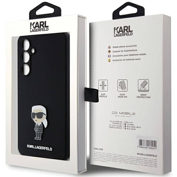 Karl Lagerfeld Silicone Ikonik - θήκη για Samsung Galaxy S23 FE - Μαύρο 8