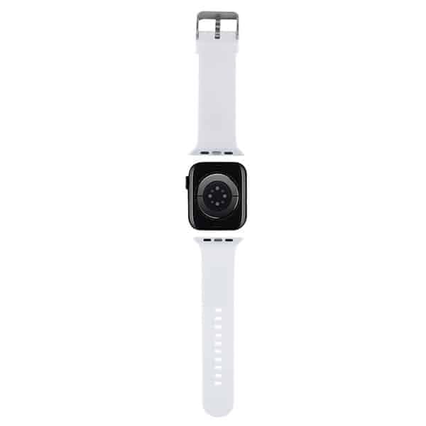 Karl Lagerfeld 3D Rubber Karl&Choupette - θήκη για Apple Watch 38mm (1st gen) / 40mm 41mm - Λευκό 2