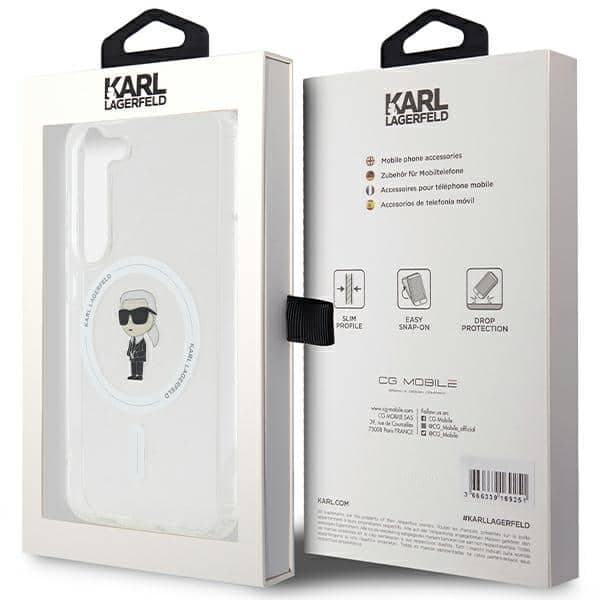 Karl Lagerfeld IML Ikonik MagSafe - θήκη για Samsung Galaxy S23 - Διάφανο 8