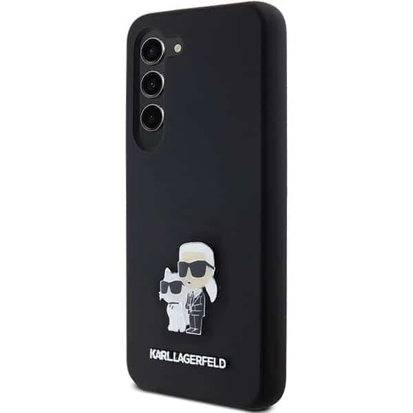 Karl Lagerfeld Choupette Metal Pin - θήκη για Samsung Galaxy S23 - Μαύρο 2