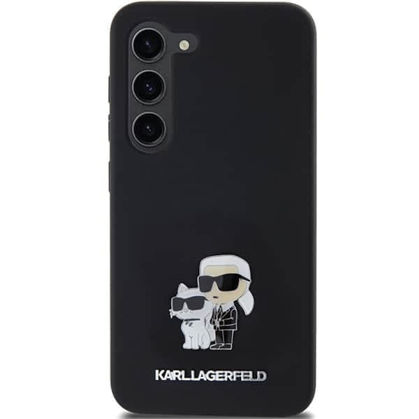 Karl Lagerfeld Choupette Metal Pin - θήκη για Samsung Galaxy S23 - Μαύρο 3