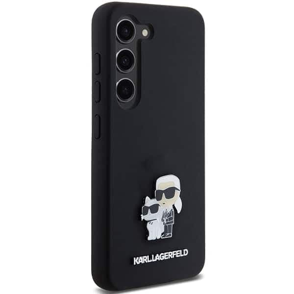 Karl Lagerfeld Choupette Metal Pin - θήκη για Samsung Galaxy S23 - Μαύρο 4