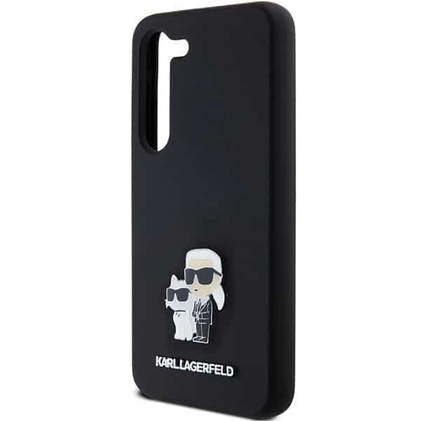 Karl Lagerfeld Choupette Metal Pin - θήκη για Samsung Galaxy S23 - Μαύρο 6