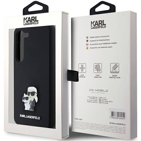 Karl Lagerfeld Choupette Metal Pin - θήκη για Samsung Galaxy S23 - Μαύρο 8