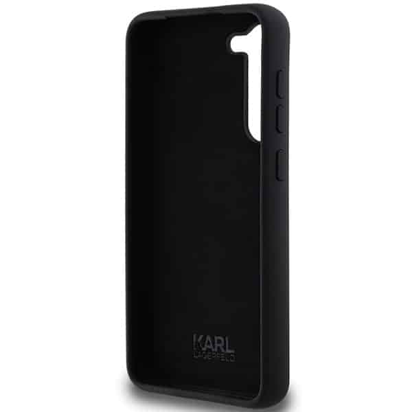 Karl Lagerfeld Silicone Choupette Metal Pin - θήκη για Samsung Galaxy S23+ - Μαύρο 7