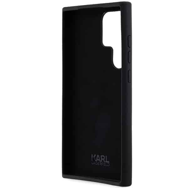 Karl Lagerfeld Silicone Choupette Metal Pin - θήκη για Samsung Galaxy S23 Ultra - Μαύρο 7