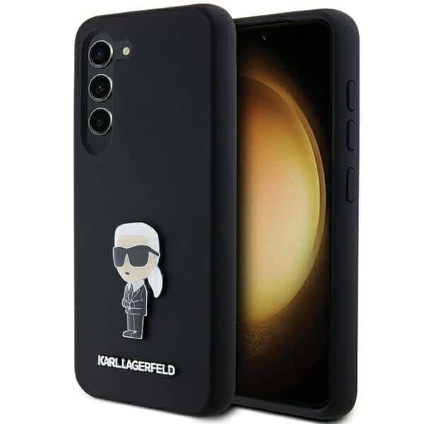 Karl Lagerfeld Silicone Ikonik - θήκη για Samsung Galaxy S23+ - Μαύρο