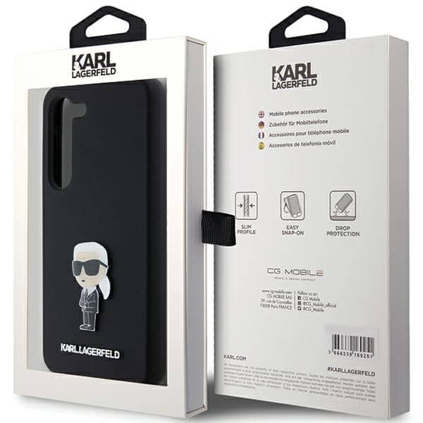 Karl Lagerfeld Silicone Ikonik - θήκη για Samsung Galaxy S23+ - Μαύρο 8