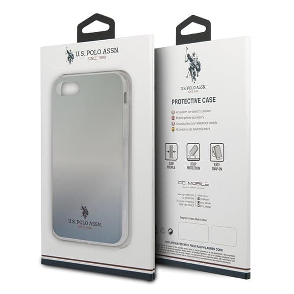 US Polo USHCI8TRDGLB iPhone 7/8/SE 2020 / SE 2022 μπλε / Blue Gradient Pattern Collection 7