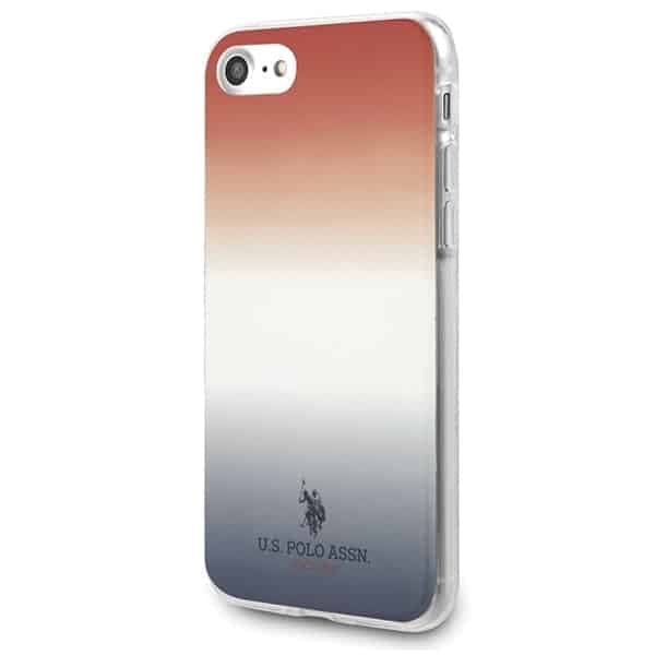 US Polo USHCI8TRDGRB iPhone 7/8/SE 2020 / SE 2022 κόκκινο-μπλε/blue&red Gradient Pattern Collection 2
