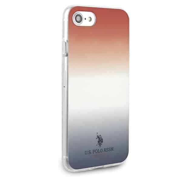 US Polo USHCI8TRDGRB iPhone 7/8/SE 2020 / SE 2022 κόκκινο-μπλε/blue&red Gradient Pattern Collection 5
