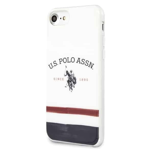 US Polo USHCI8PCSTRB iPhone 7/8/SE 2020 / SE 2022 λευκό Tricolor Pattern Collection 2