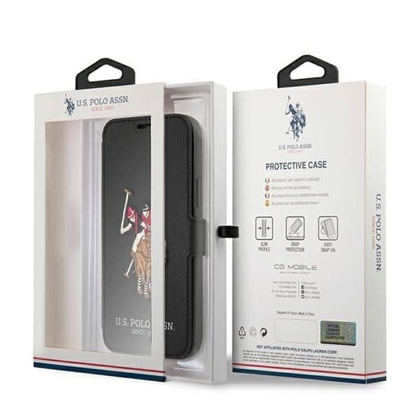 U.S. Polo Assn. Polo Embroidery - θήκη για Apple iPhone 12 - Μαύρο 7