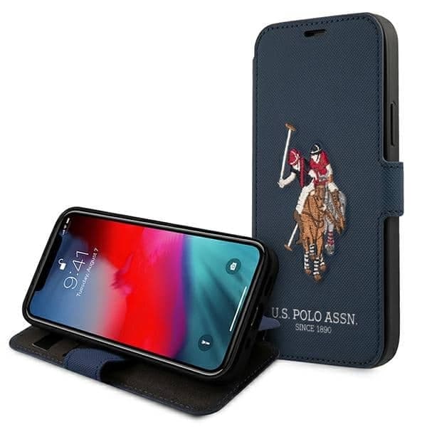 U.S. Polo Assn. Polo Embroidery - θήκη για Apple iPhone 12 / Pro - Μπλε 6