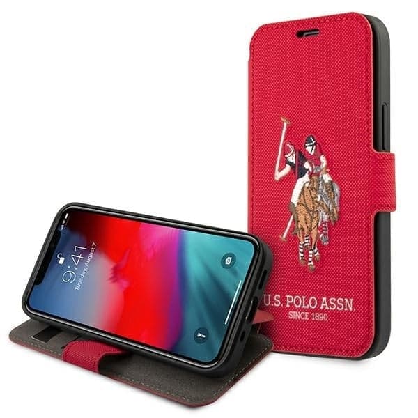 U.S. Polo Assn. Polo Embroidery - θήκη για Apple iPhone 12 - Κόκκινο 6