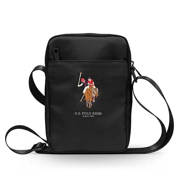 US Polo Τσάντα USTB8PUGFLBK 8" μαύρη