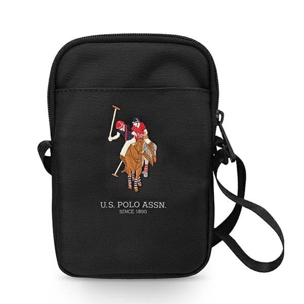 US Polo Τσάντα USPBPUGFLBK μαύρη
