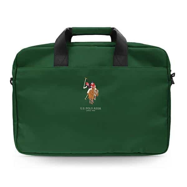 US Polo Τσάντα USCB15PUGFLGN 16" πράσινη