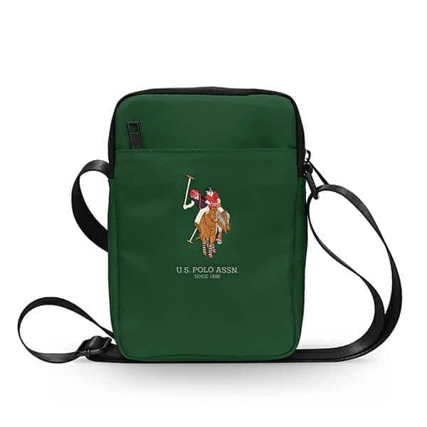US Polo Τσάντα USTB8PUGFLGN 8" πράσινη